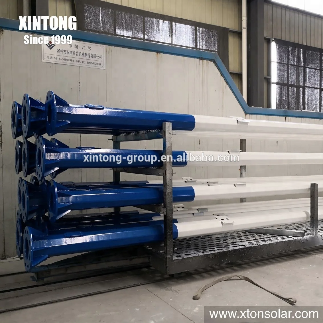 Производство солнечных светодиодных уличных фонарей XINTONG