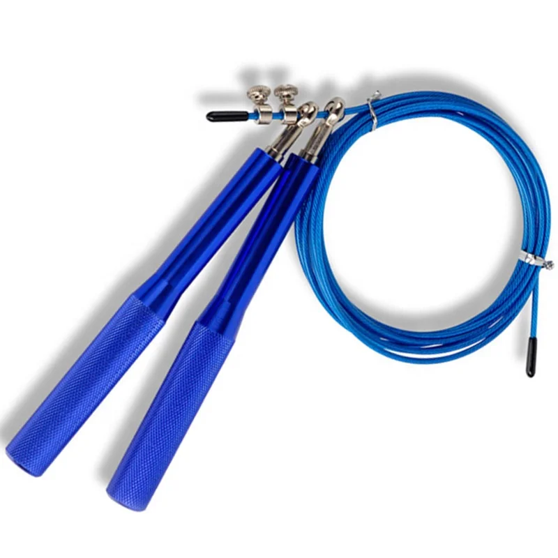 Высококачественная алюминиевая ручка скоростная Скакалка для фитнеса регулируемые скакалки