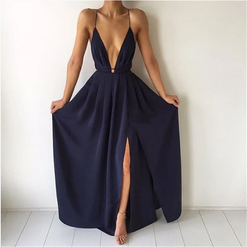 Shop Our Selection of Sexy Women's Deep V Neck Maxi Dresses