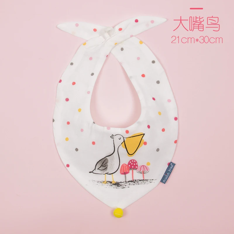 Муслин дерево хлопок можно стирать детские нагрудники хлопчатобумажных нагрудников для малышей