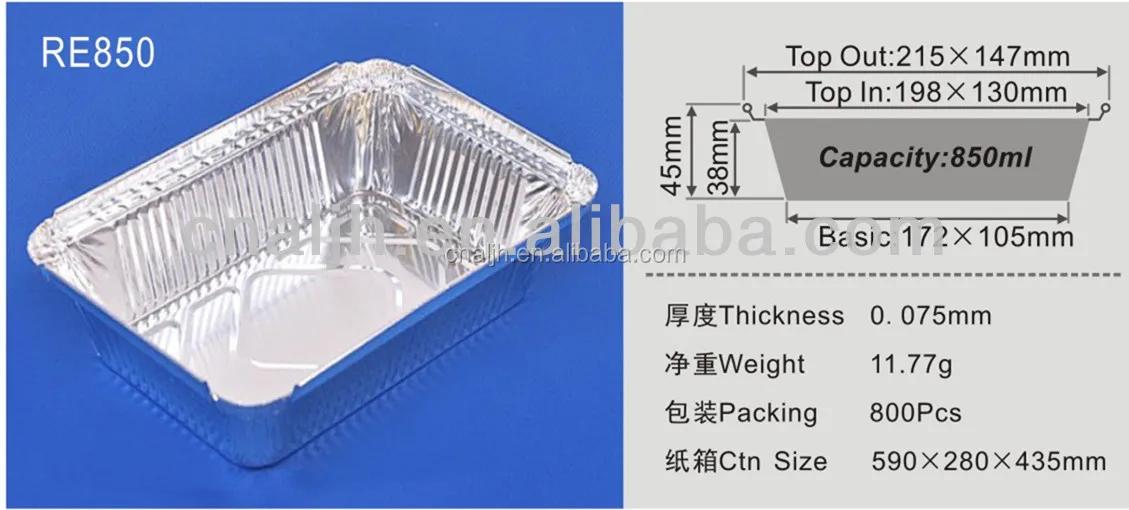Food Packing Use Aluminium Foil Lunch Box Containers With Lid View Disposable Silver Aluminium Foil Box For Lunch Food Packaging Jiahua Aluminium Foil Box Container Product Details From Zhuozhou Jiahua Aluminium Co