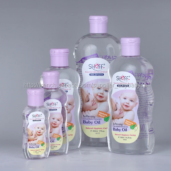 SHOFF 300ML Baby Oil, Mineral Oil Enriched With Shea & Cocoa