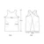 Cotton Lnen Japanese Apron Halter Cross Back Bandage X Shape Aprons