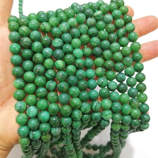 Natural Africa Jade Jadeite Stone Beads For Jewelry Making  15" Beads in Bulk 