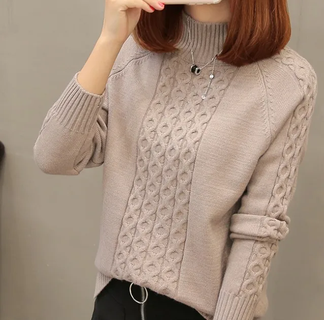 mock turtleneck sweaters womens