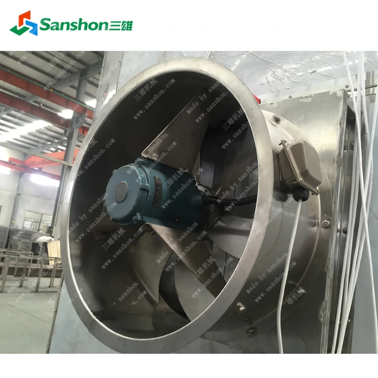 Tunnel De Sechage Advanced Sanshon New Tunnel Dryer for Fruit and Vegetable