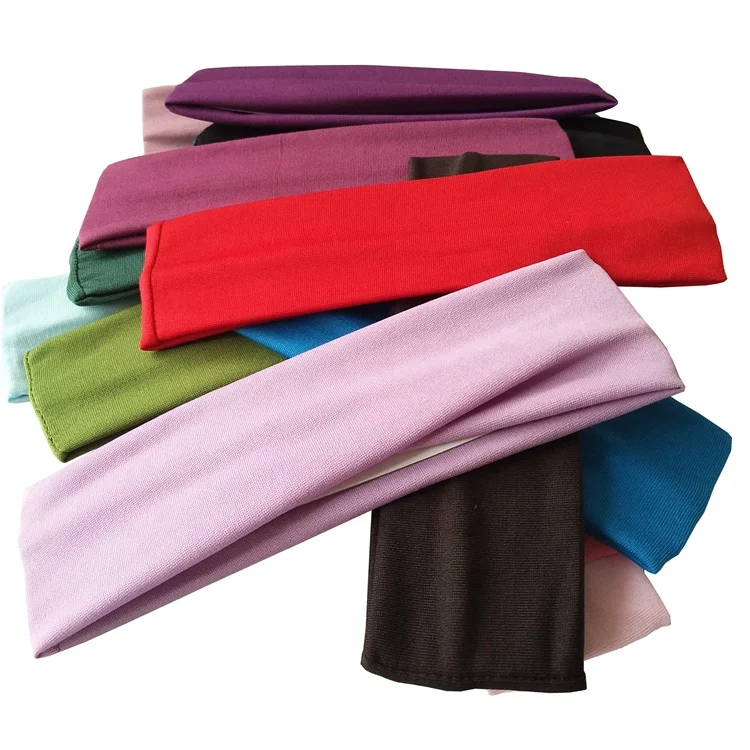 Лучшее качество, новый стиль, спортивная повязка на голову из спандекса на заказ