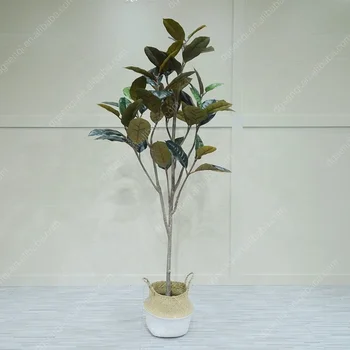 170cm Good Price Ficus Elastica Artificial Potted Lyrata Trees Decorative Faux Plant
