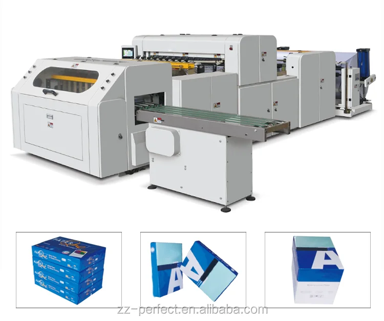 Auto Small Paper Rell One Roll to Sheet Making Prices Craft Paper A4 Size Paper Cross Cutting Machine