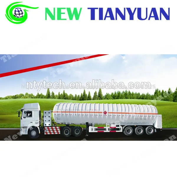 55.7m3 емкость воды 0.65 мпа рабочее давление криогенных хранения спг танк полу- трейлер