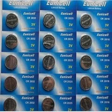 EUNICELL Lot 5 Piles Lithium CR2032 BR2032 DL2032 EA-2032C KCR2032 - 3v -  Piles Eunicell - energy01