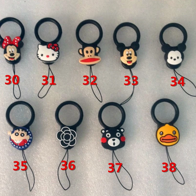 Новейший модный мультяшный силиконовый ремешок для мобильного телефона