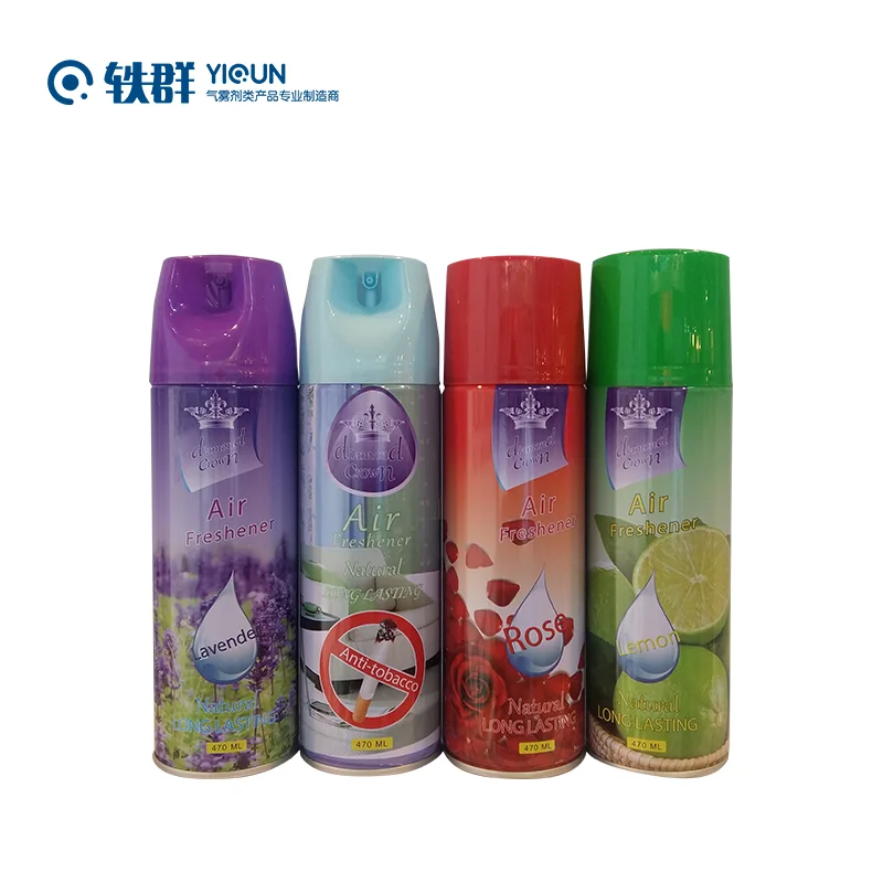 long lasting strong smell Air freshener spray manufacture