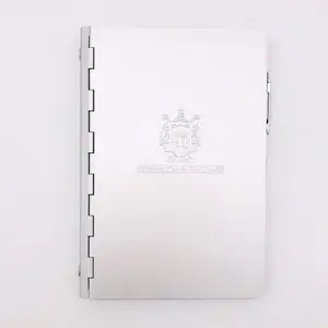 Aluminium Cover A6 Notebook Binder Loose Leaf Spiral Planners with Spiral Binding Spiral Notepad