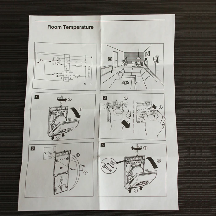 mechanical honeywell hotel room temperature thermostat