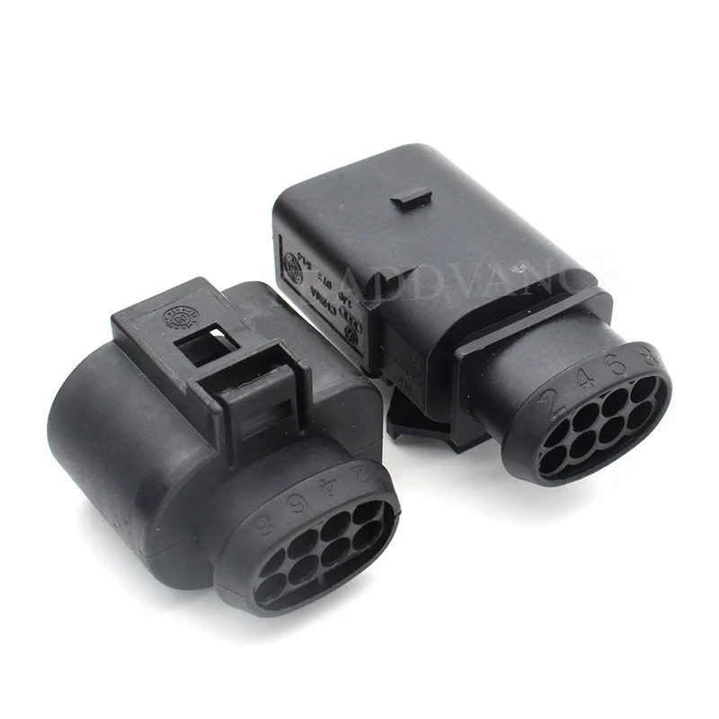 Connecteur Auto 8 Broches ECSiNG - Compatible VW Audi - Mâle/Femelle 1J0973714 1J0973814