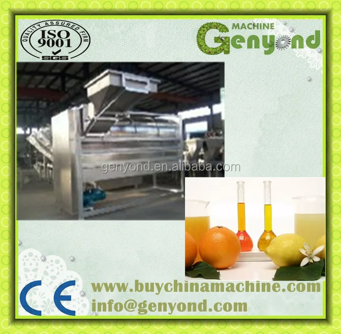 Citrus Fruits Peel Essential Oil Extracting Machine / Green Lemon Peel Essential Oil Extractor