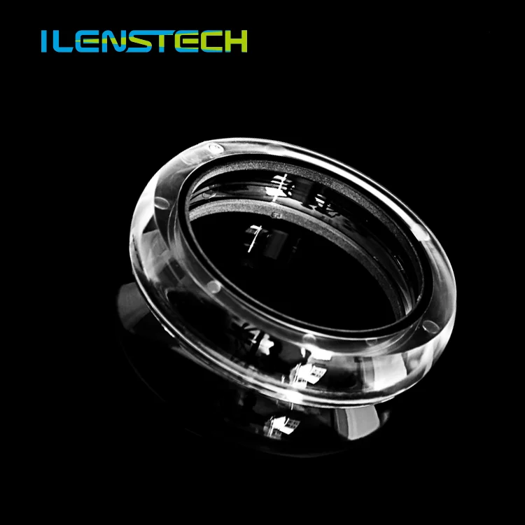 Round Window Lens 360 Degree 68mm Omnidirectional Beam Led Lens for Indoor Lighting