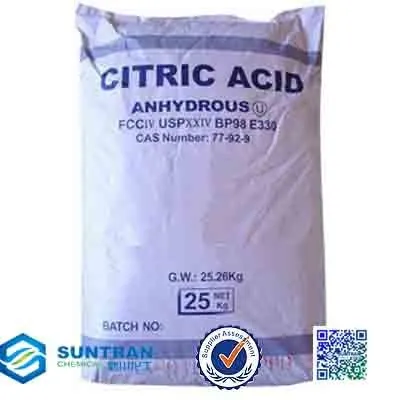 Citric acid monohydrate 5 kg in pack of 1 kg-e330-Extra EEC-food use 