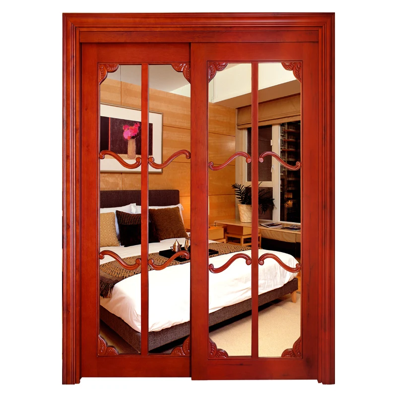 Sliding Wooden Window or Doors With Double Glazed Glass DJC12