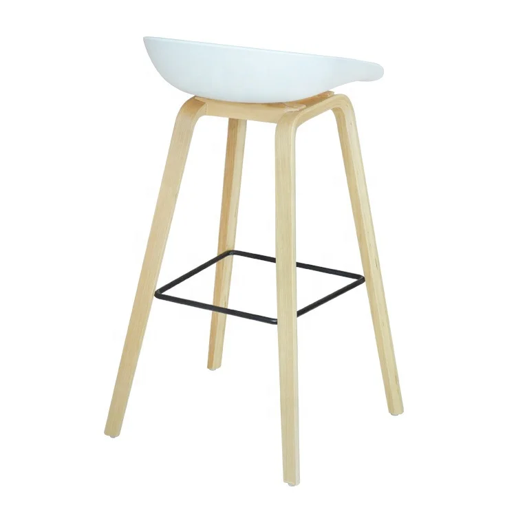 (SP-BS200) Фабрика поставок пластика сиденье современный деревянный круглый бар табуреты