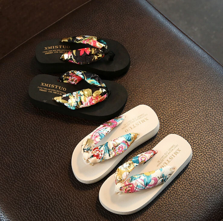 
 Летние шлепанцы, богемные Милые Пляжные Повседневные тапочки для детей, Лидер продаж  