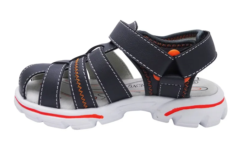 Сандалии Детские с закрытым носком, пляжная обувь для воды, уличные школьные спортивные босоножки для малышей, мальчиков и девочек, лето