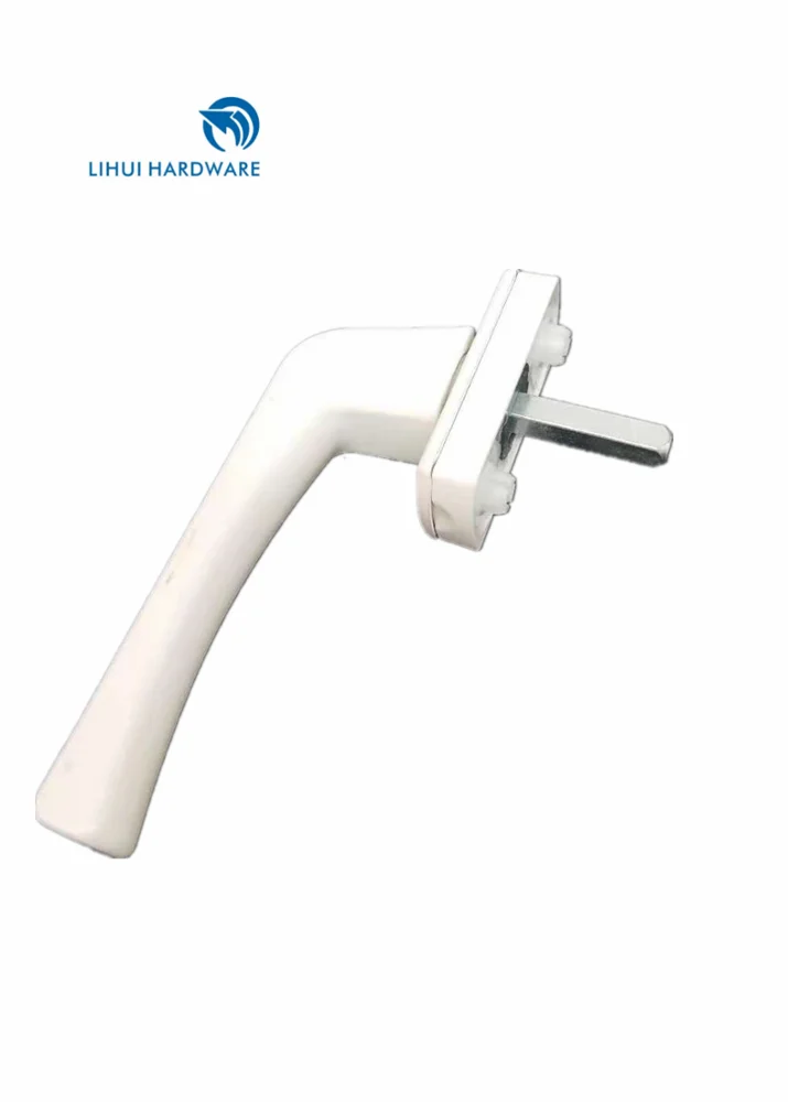 
 white aluminum accessories sliding upvc window usage handle lock  