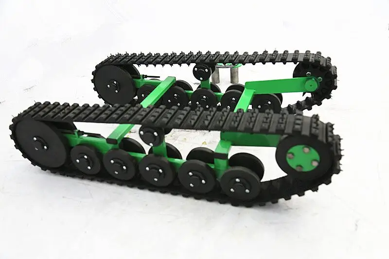 Small Rubber Track System with Intelligent Chassis  for Grass Mower Chassis Wheels
