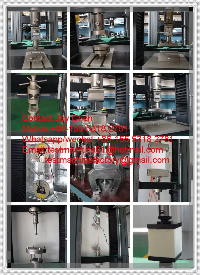 Electronic UTM Universal Tensile Strength Tester Machine for component materials elongation test