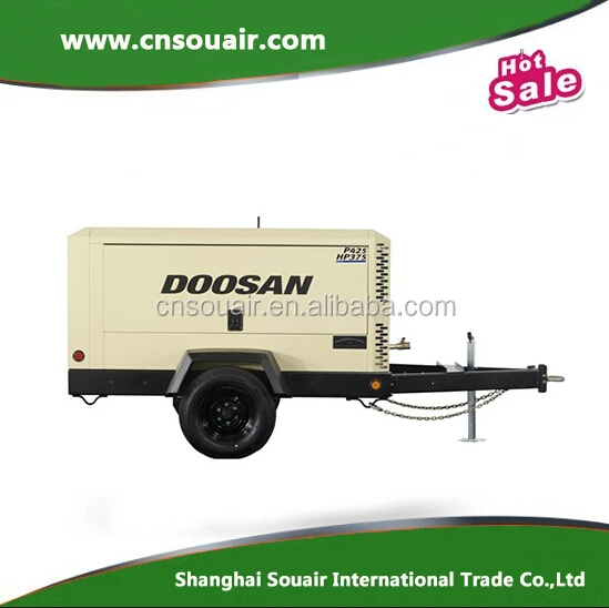 425cfm 100psi Ingersoll-rand Doosan портативный дизельный винтовой воздушный компрессор модель P425/HP375WCU HP450/VHP400WCU P600/XP535WCU