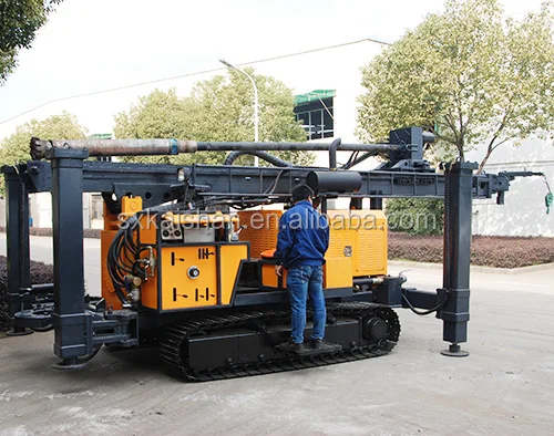 
 450m depth Kaishan KW600 Portable Crawler water well drilling rigs for sale