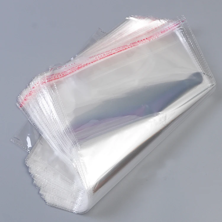 Clear Cellophane Bags with Self Adhesive Flap 50-200microns