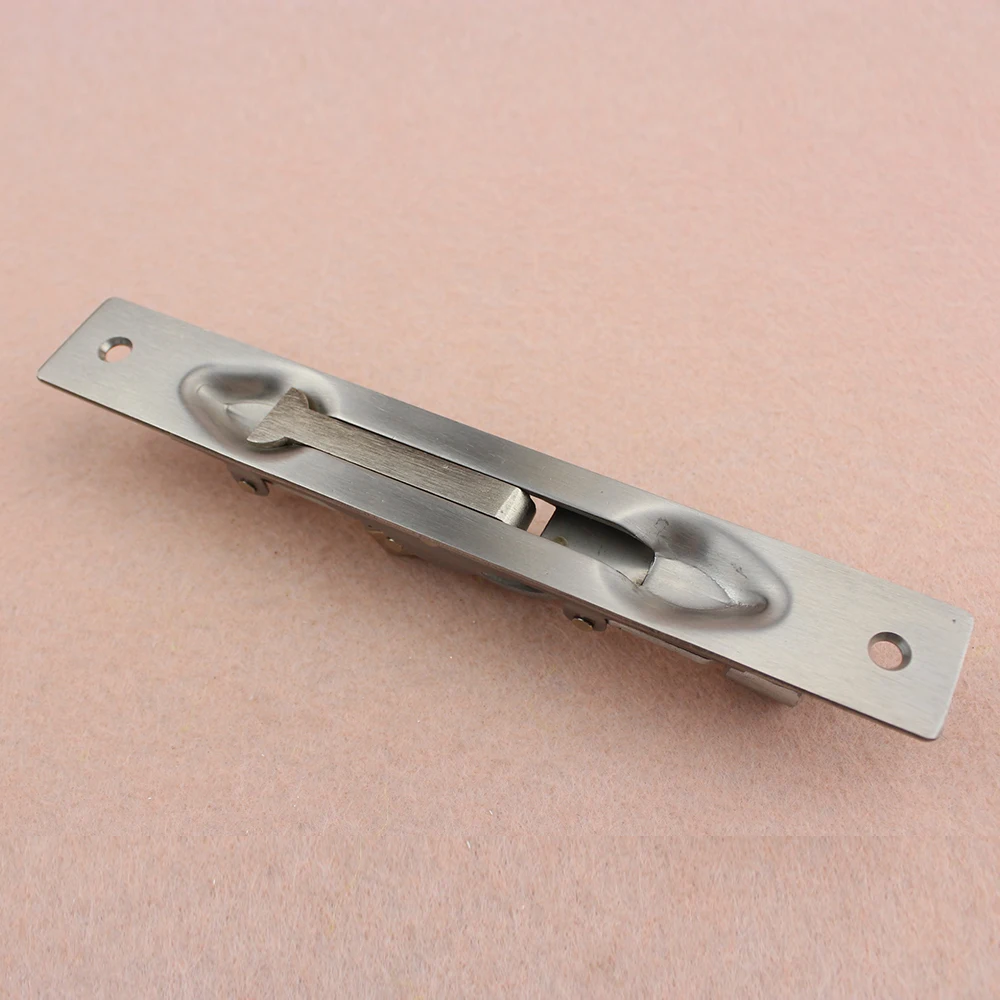 Manual Locking Slide Action Stainless Steel 304 Flush Bolt with Different Size Available for Option