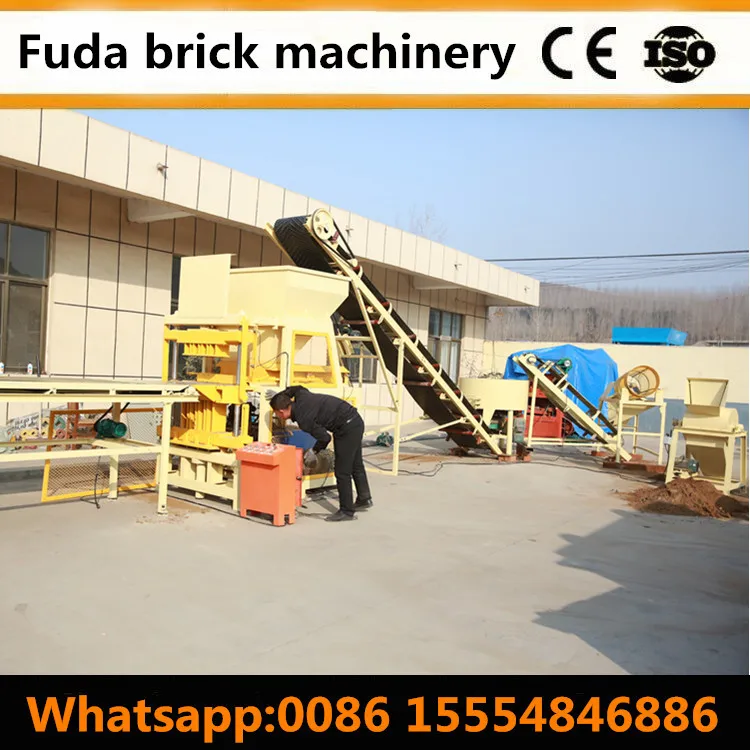 FD4-10 Clay Innovative Construction Equipment Earth Brock Machine