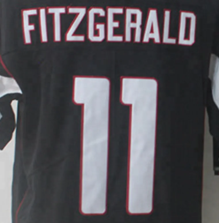 Larry Fitzgerald Black Best Quality Stitched American Football ...