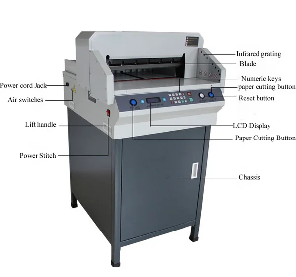 ZM-4660 Electric Manual Feeding Program Control Paper Cutter Machine