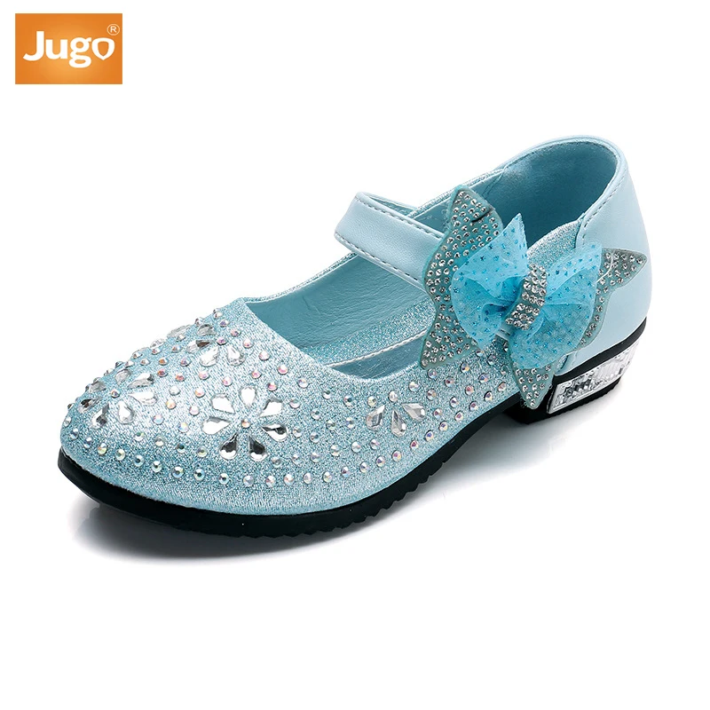 
Новая модная обувь для девочек с ремнем-бабочкой и узлом-бабочкой для отдыха на небольших каблуках детская обувь под платье для выступлений 