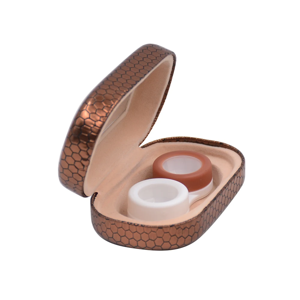 Индивидуальный OEM доступный Модный милый чехол для контактных линз с напечатанным логотипом