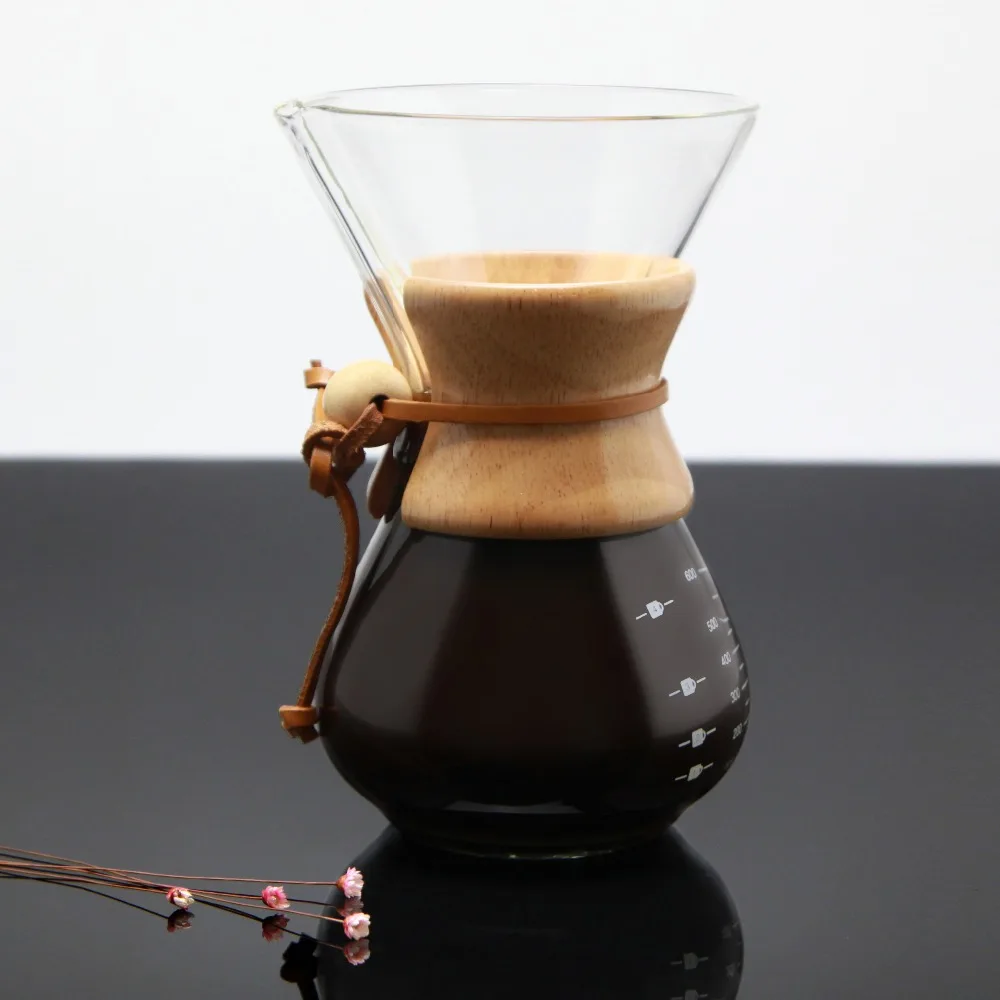 Teko Kopi Pyrex,8 Cangkir Seduh Kopi 