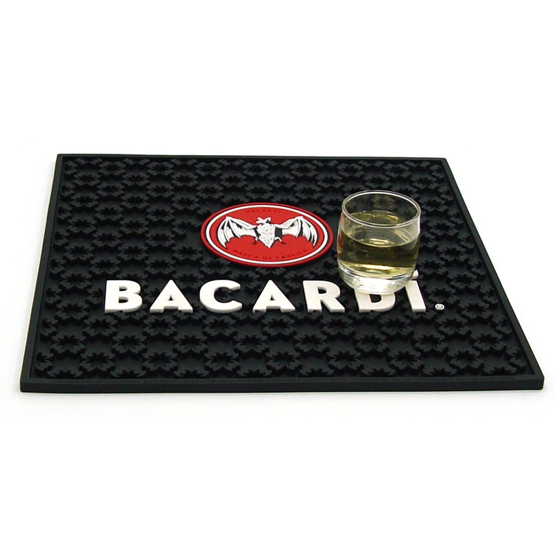 high quality 3d square shape bacardi