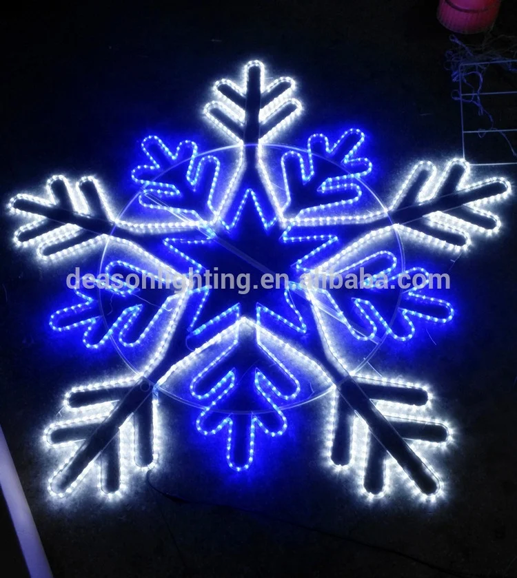 Giant Illuminated Snowflake Props  Commercial Christmas Supply -  Commercial Christmas Decorations for Indoor and Outdoor Display