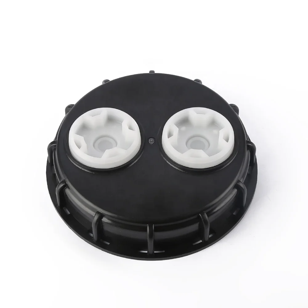 IBC Tank 155mm With Two Plug Hole Caps Adapter Tote Water Container Fittings Plastic IBC Cap Adapter