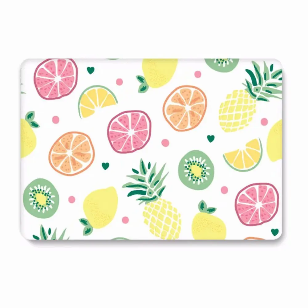 For Macbook Case Print Custom Fruit Design Cover Hard Plastic Case MOQ 1 PCS