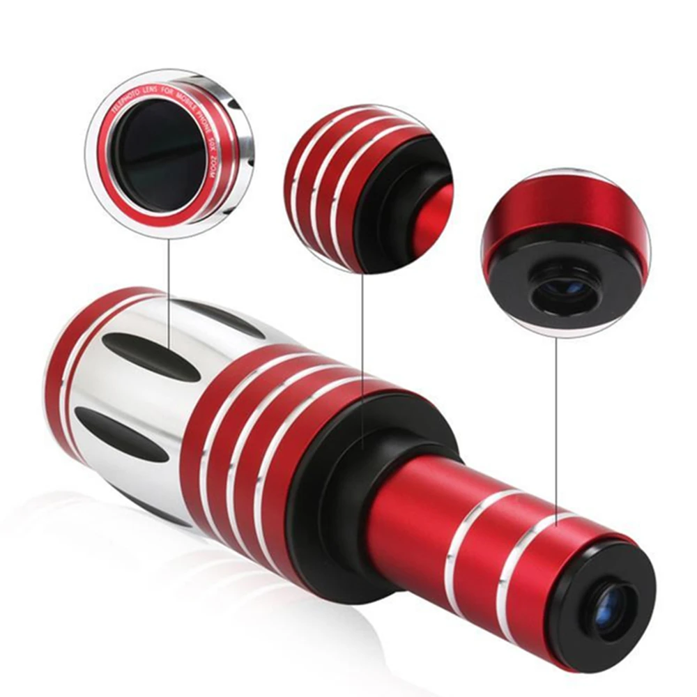Телескоп с ручным фокусом и зумом 50х монокулярный телескоп комплект объективов для камеры
