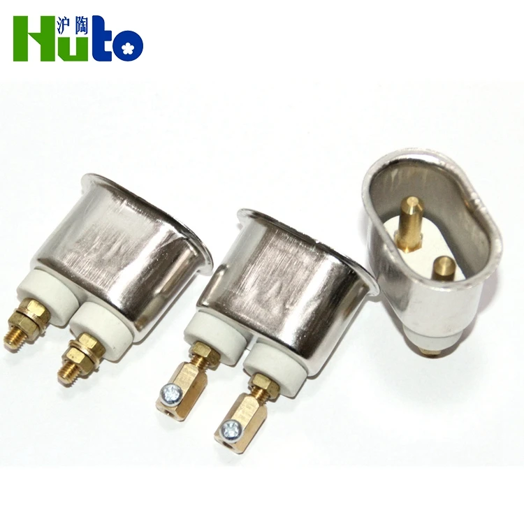 HUTO CERATRIC High Temperature Ceramic Plug Electrical Ceramic Plug Band Heater Plug and Socket