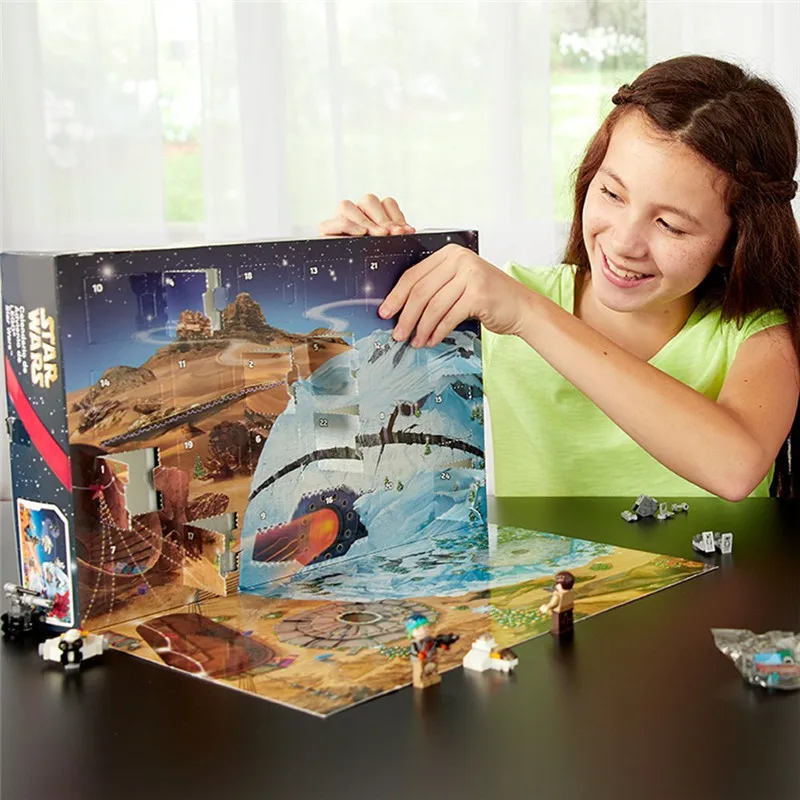 Оригинальная Рождественская упаковочная коробка с календарем