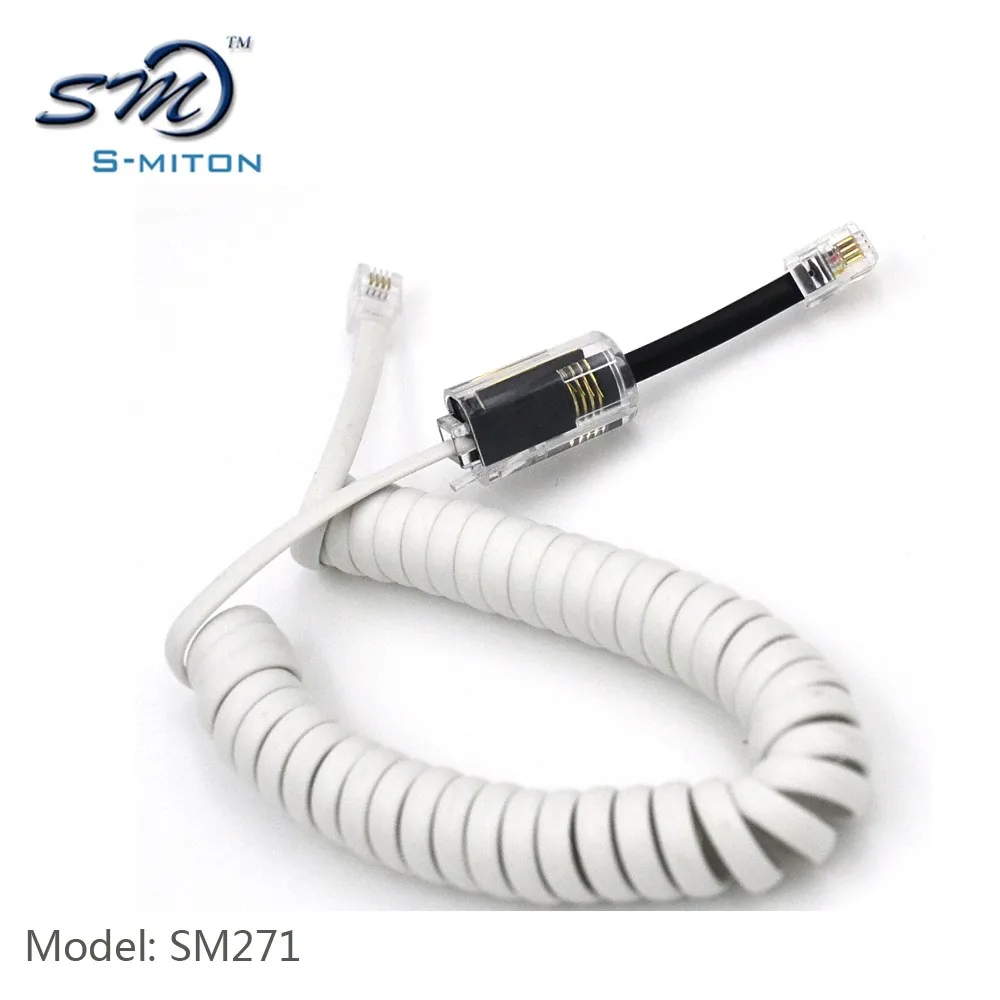 4P4C Telephone Handset Cord Untangler Phone Lead Detangler