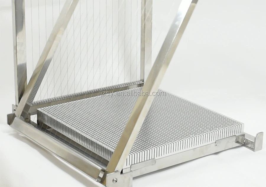 Wholesale Price 304 Stainless Steel 40*40cm Double Arm Manual Chocolate Cutter/cheese Cake Guitar Dicing Machine - Image 2