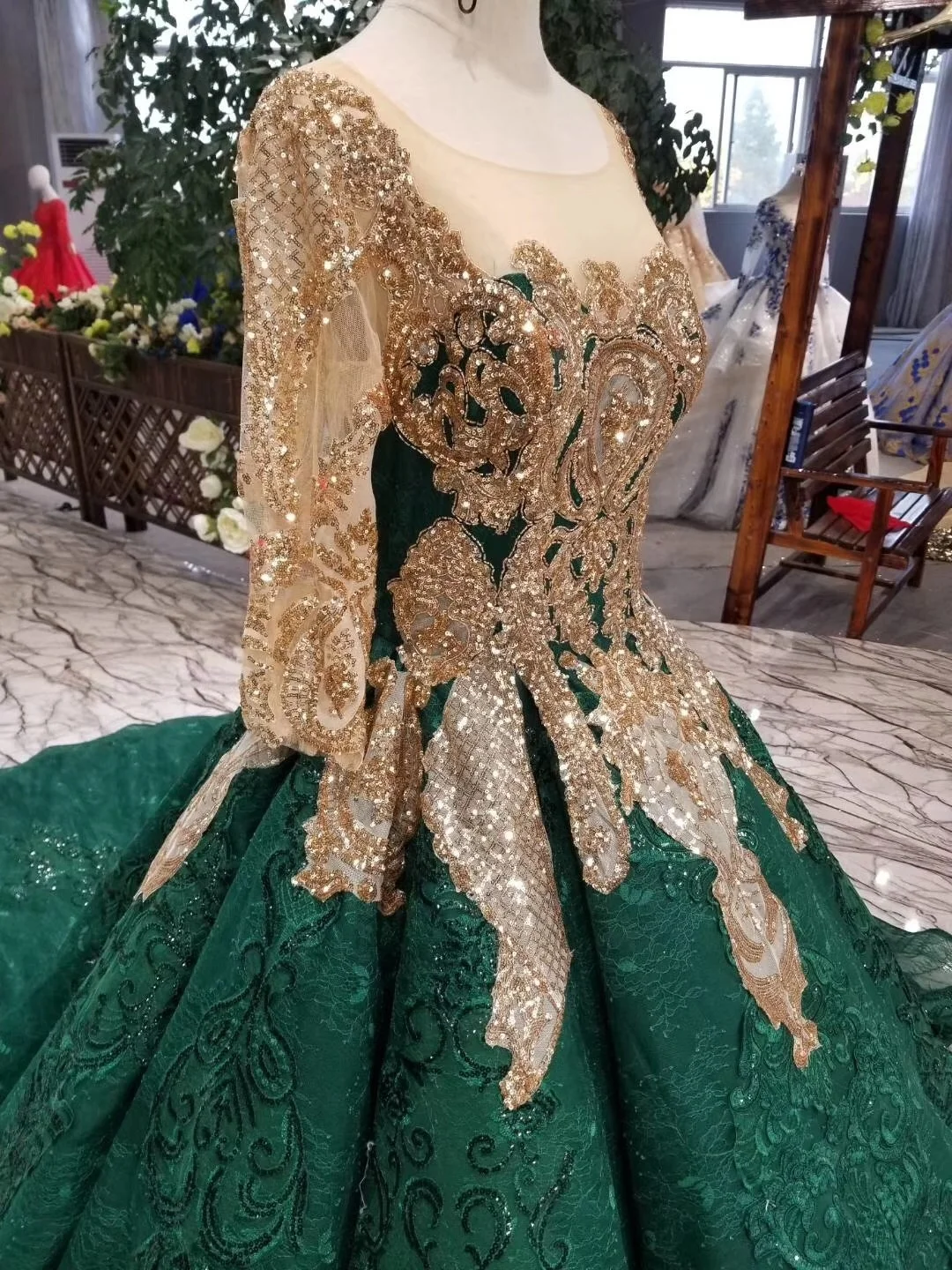 navy blue dress for baby girl Olive | Unique Wedding Dress | A-line Green Vine Leaf Woodland  Nontraditional Wedding Dress | Unique Bride Dress | Made to Order